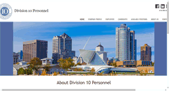 Desktop Screenshot of division10personnel.com