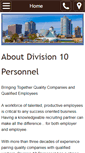 Mobile Screenshot of division10personnel.com